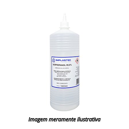 Álcool Isopropílico 500ML 99,8% Implastec