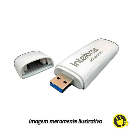 Adaptador USB Wi-Fi 5 Dual Band ACtion A1200 Intelbras