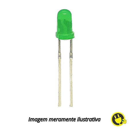 LED Difuso Verde 3mm