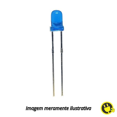 LED Difuso Azul 3mm