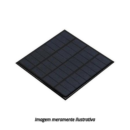 Mini Placa Energia Solar Fotovoltaica 9v 2w 115x115mm