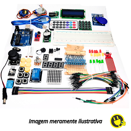 Kit Arduino Uno RFID Completo com Maleta Plástica
