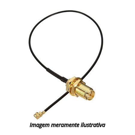 Cabo Pigtail U.FL com Conector SMA Macho