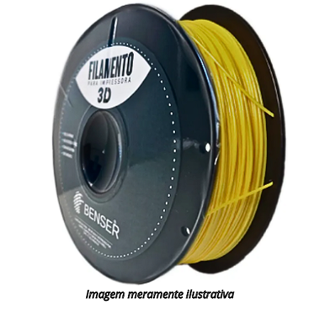 Filamento PLA 1,75mm 500g Amarelo Para Impressora 3D Voolt 3D