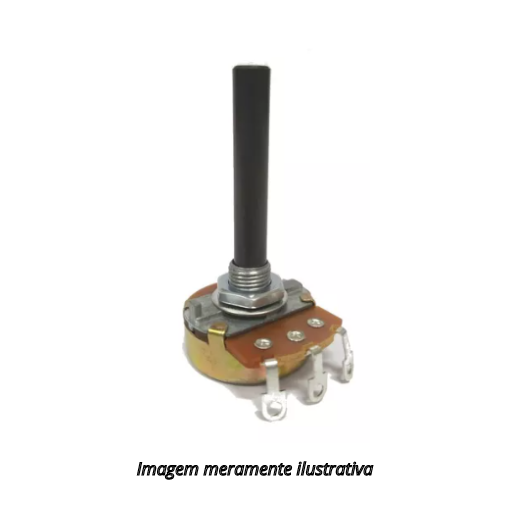 Potenciômetro Linear 4K7 Rotativo 23mm L40 WH0241