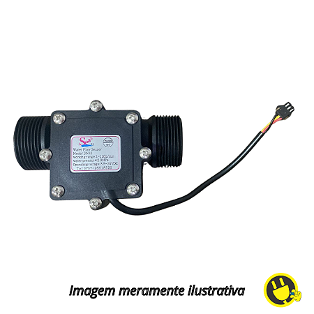 Sensor de Fluxo Vazão de Água DN32 1-120L/Min