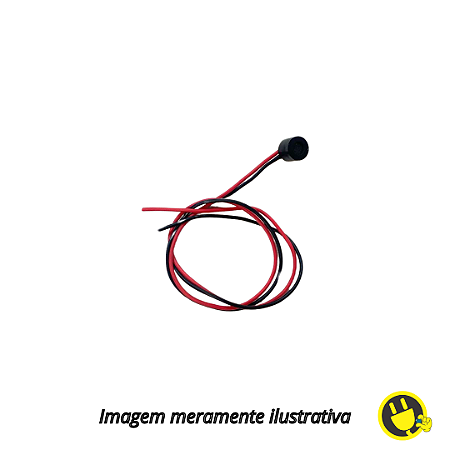 Microfone de Eletreto 5x1mm