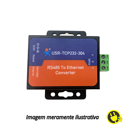 Conversor USR-TCP232-304 RS485 para Ethernet
