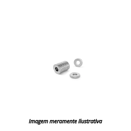 Imã Neodímio Anel 12mm x 5mm x 2mm