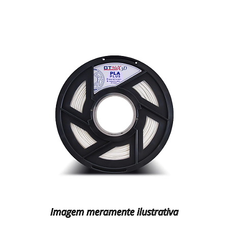 FIlamento PLA 1,75mm 1Kg Branco para Impressora 3D GTMax3D