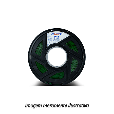 FIlamento PLA 1,75mm 1Kg Verde para Impressora 3D GTMax3D