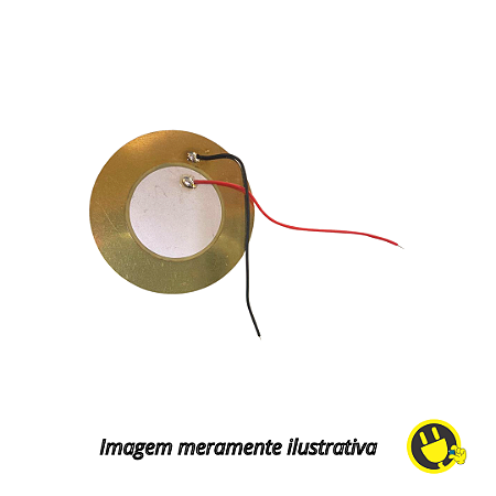 Pastilha Transdutor Piezo Elétrico 40mm