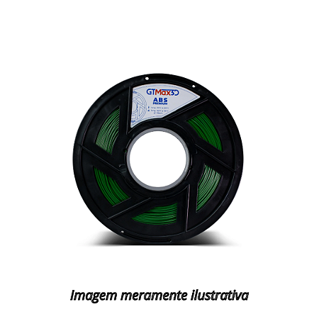 Filamento ABS 1,75mm 1Kg Verde GTMax3D