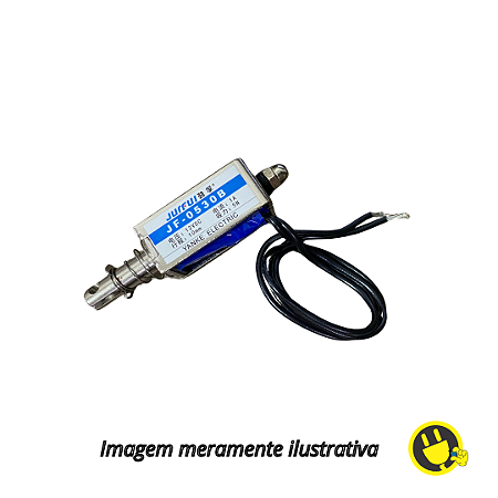 Mini Atuador Solenoide JF-0530B 12V - 2 a 5 Segundos Acionada