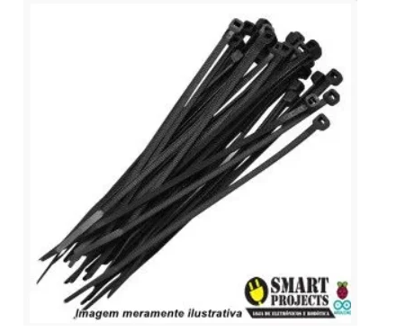 Abraçadeira Nylon 100 Unidades 3.6mm x 150mm