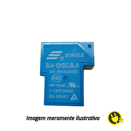 Rele Songle Simples 12V 30A 4 Pinos