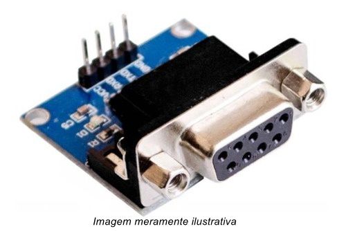 Conversor RS232 TTL Serial DB9 Fêmea