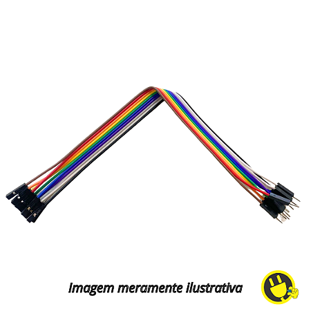 Kit Cabo Jumper Macho-Fêmea 10 Unidades 20cm