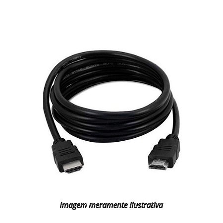 Cabo HDMI-HDMI 1,8m Preto