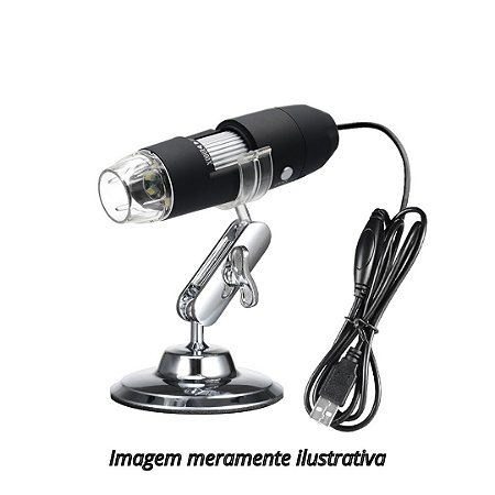 Microscópio Digital Lupa USB Zoom 1000x