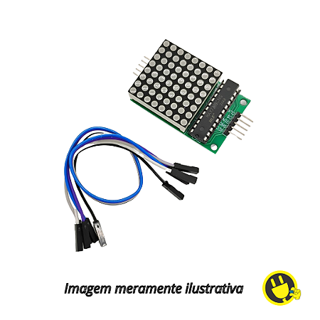 Módulo Matriz de LED 8×8 com MAX7219