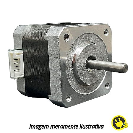 Motor de Passo NEMA 17 17HS4401 4.2 KGF 1.7A Impressora 3D CNC