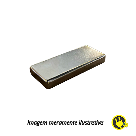 Imã Neodímio Bloco 35mm x 15mm x 5mm