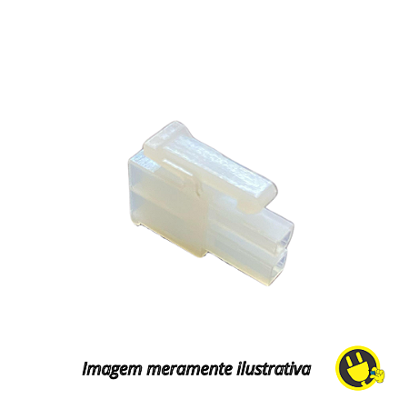 Conector Alojamento Macho Mini Fit 2 Vias 4,20mm