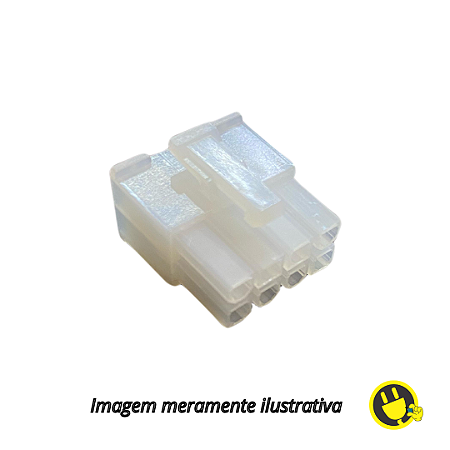 Conector Alojamento Macho Mini Fit 8 Vias 4,20mm