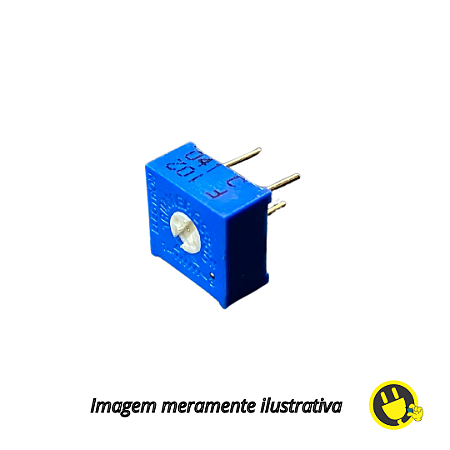 Trimpot Horizontal 3386F 1 Volta 1K