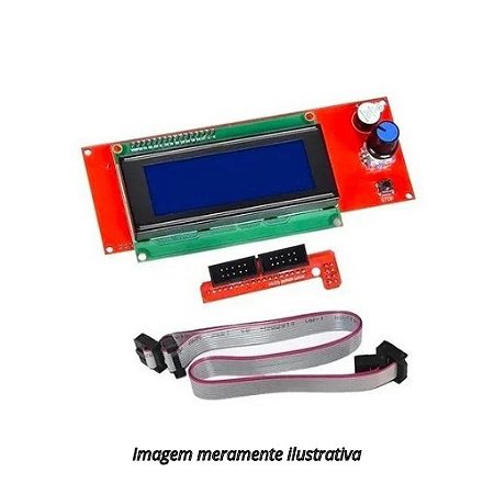 Display Controlador LCD 20x4 RepRap Impressora 3D