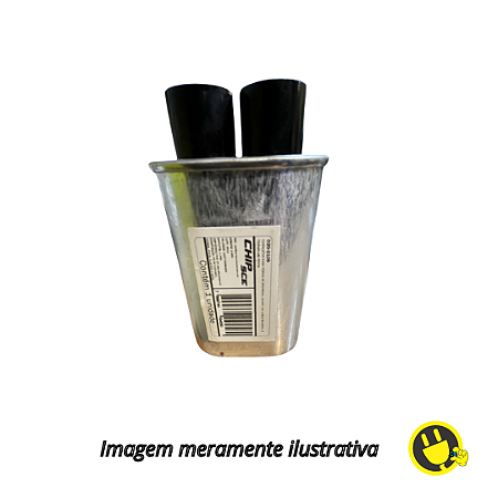 Capacitor para Forno Micro-ondas 2100V 0.85uF 50/60Hz com 3 Terminais Finos