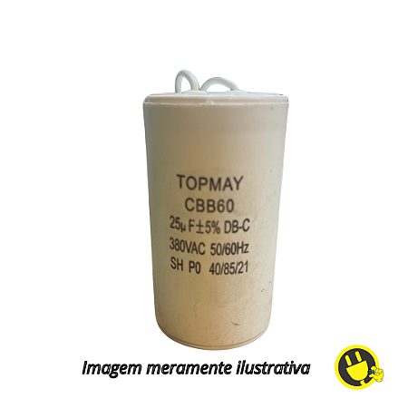 Capacitor ACV 25µF 250V – Cilíndrico