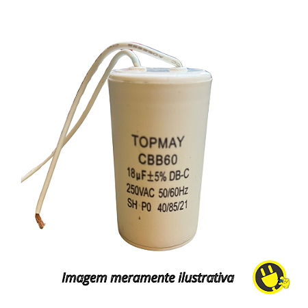 Capacitor ACV 18µF 250V Cilíndrico