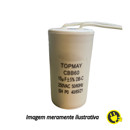 Capacitor ACV 15µF 250V  Cilíndrico