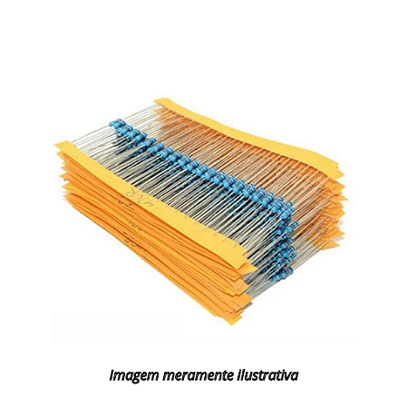Kit de Resistores com 600 Unidades 1/4W 1% 30 Valores