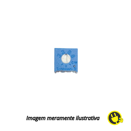 Trimpot Horizontal 3386F 1 Volta 10K