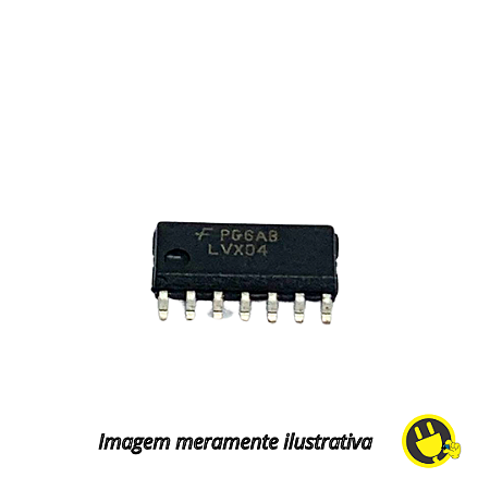 Circuito Integrado SN74LVX04 – Inversor Lógico SMD
