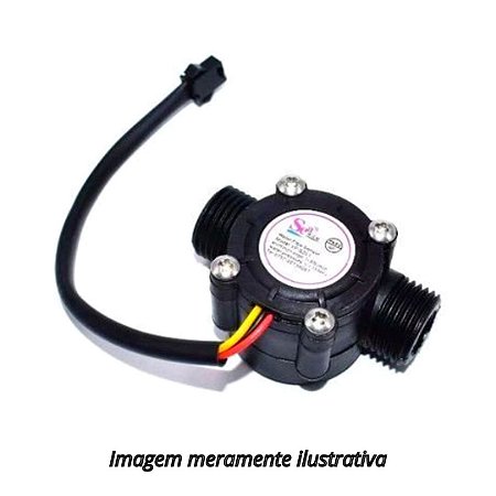 Sensor de Fluxo Vazão de Água YF-S201 1/2 1-30L/Min