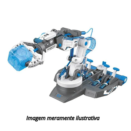 Kit 3 em 1 Braço Robótico Hidráulico – 220 Peças ROXO
