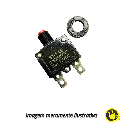 Relé mini disjuntor ST1 10A