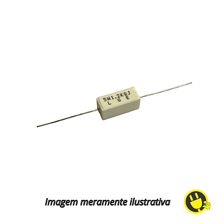 Resistor de Fio SQP 5W 5% 1k2