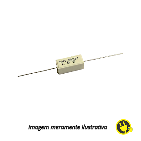 Resistor de Fio SQP 5W 5% 1K5