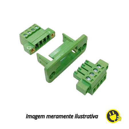 Par Conector de Segurança para Painel 3,81 mm 4 Vias