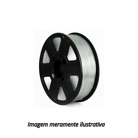 Filamento PETG XT 1,75mm 1Kg Glass Colorless 3D Fila