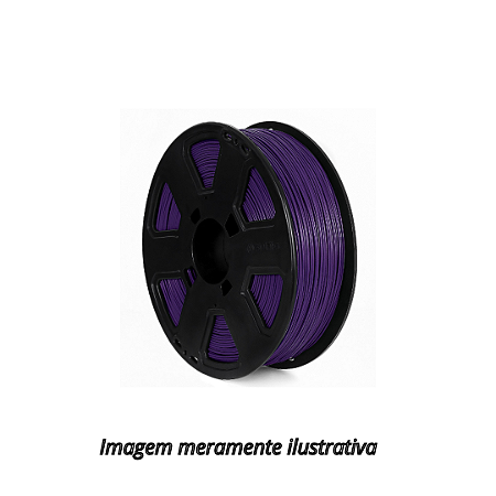 Filamento ABS 1,75mm 1Kg Roxo Titânio 3D Fila