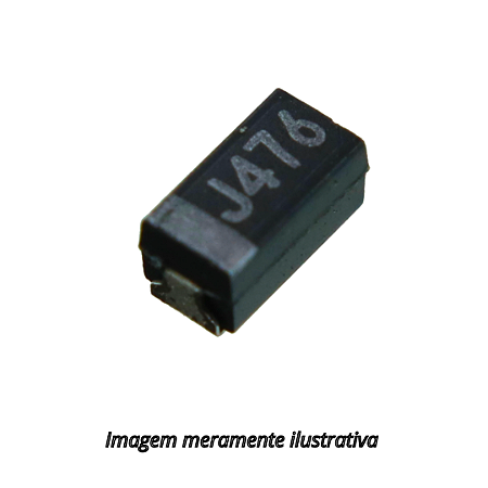 Capacitor Eletrolítico de Tântalo SMD 47uF 6,3V 20%
