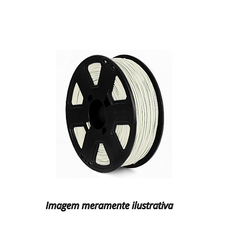 Filamento PETG XT 1,75mm 1Kg Branco Snow White 3D Fila
