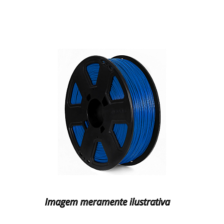 Filamento PLA 1,75mm 1Kg Azul Cobalto 3D Fila