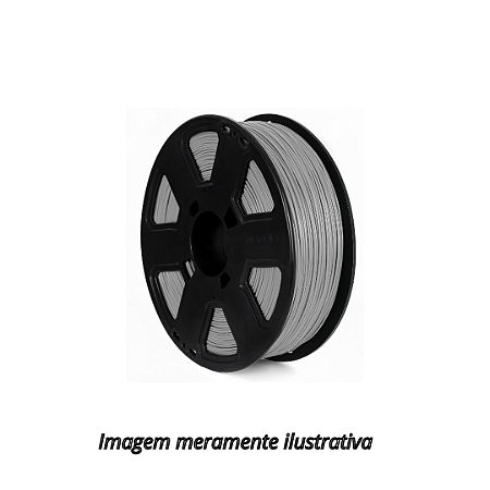 Filamento ABS 1,75mm 1Kg Cinza Prime 3D Fila